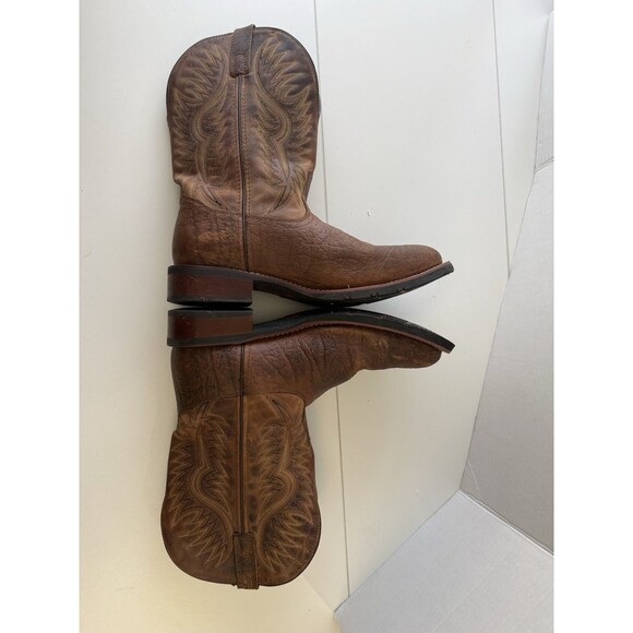 Laredo Men\'s 12 D Pinetop Western Boot 7905 Blemish Worn Leather Country Cowboy main image 4